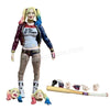 SHF Harley Quinn Action Figure PVC Collection 15cm Suicide Squad Harleen Quinzel Clown's Girl Movable Figurine Model Toys Gifts