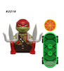 Ninja Turtle Movie Mini Action Figures Bricks Leo Raph Don Weapons Assemble Building Blocks MOC DIY Toys for Children