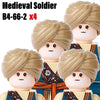 Medieval Castle MOC Soldiers Figures Building Blocks Witch Elderly Farmer Craftsman Girl Weapons Children's Toys Brick Gift B149