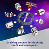 City Modular Space Station Compatible Building Block Toys satellite Space train Creative Bricks Gifts for Boys Girls