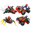 Transformation Robot Disney Building Blocks Mini Model Figures Spiderman Iron Man Venom Captain Hawk Deadpool Technic Gifts Toys