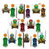 Ninja Turtle Movie Mini Action Figures Bricks Leo Raph Don Weapons Assemble Building Blocks MOC DIY Toys for Children