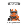 X0351 Clone Trooper Kamino Building Blocks Bomb Squad Trooper Bricks 501st Legion Jet Troopers Figure Captain Grey Mini Kid Toy