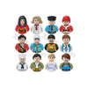 Mini City Action Figures Building Block Girl Driver Teacher Waiter Police Pirate Captain Different Characters Bricks MOC Toys