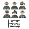 Military Special Forces MOC Building Block SWAT Ghost Commando Figures Police Soldiers Army Gun Weapons Children's Toy Gift B152