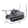 WW2 US German soldiers Figure vehicle Military Building Blocks Tank Armored Car Truck Gun Accessories Army Bricks Toy Kids M087