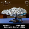 LEGP Space Wars: New Hope Millennium Falcon Building Blocks, Buildable 25th Anniversary Starship Model for Home Décor, 75375