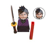 Japanese Anime Demon Slayer Samurai Tanjirou Nezuko Kyoujurou Giyuu Mini Building Blocks Bricks Dolls Action Figure Birthday Toy