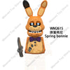 FNAF WM6170 KF6160 WM6097 48Pcs Game Figure Toy Figurine Nightmare Chica Bonnie Foxy Golden Bonnie Bear Figures Assembly Bonnie