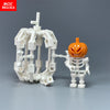 Single Sale MOC Bricks Halloween Luminous Ghost Skeleton Assembly Action Figure Educational Building Blocks Children Toys Gifts