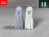 Single Sale MOC Bricks Halloween Luminous Ghost Skeleton Assembly Action Figure Educational Building Blocks Children Toys Gifts