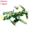 New Phantom Ninja Dragon Ship Model Building Blocks Sodiers Figures Boat Bricks MOC Creative Expert Kids Toys for Boys Children