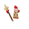 30301-312 Chinese Movie Journey To The West Figures Monkey King Golden-Hooped Rod Model Kids Blocks Toys Gifts For Boys Juguetes