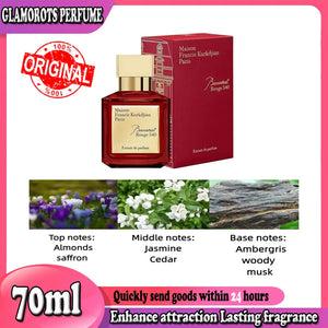 70ml High Quality Brand Lasting Fragrance Eau De Parfum Women Perfume Floral Scent Pheromone Men Cologne Balminess Body Spra