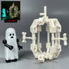 Single Sale MOC Bricks Halloween Luminous Ghost Skeleton Assembly Action Figure Educational Building Blocks Children Toys Gifts