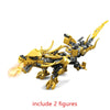 New Phantom Ninja Dragon Ship Model Building Blocks Sodiers Figures Boat Bricks MOC Creative Expert Kids Toys for Boys Children