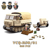 KV2 PanzerVI Sherman Military Tanks US Army Quan Guan WW2 War Weapon Soldier Figure Model Building Block Brick kid Children Toys