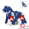 Military Building Blocks Medieval Solider Figures Knights of Jerusalem Crusades The War of Roses Legion War-horse Weapons Shield