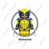 Hot Toys G0175 Movie Cartoon Deadpool Wolverine Gambit Bricks Collection Educational Building Blocks Model Christmas Gifts Toys