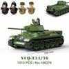 KV2 PanzerVI Sherman Military Tanks US Army Quan Guan WW2 War Weapon Soldier Figure Model Building Block Brick kid Children Toys