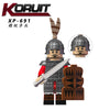 Courage Of The Three Kingdoms Collection Ancient Soldiers Hero Mini Doll Figures Building Blocks Bricks Toy For Children's Gifts