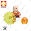 WM2677 2678 Cartoon Dragon Ball Mini Action Figure Doll Building Blocks Anime Characters Goku Super Saiya Birusu Model Toy Gifts