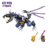 New Phantom Ninja Dragon Ship Model Building Blocks Sodiers Figures Boat Bricks MOC Creative Expert Kids Toys for Boys Children