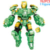 Superheroes Avengers Iron Man Hulkbuster Steel Mecha Action Figures Building Blocks Classic Movie Model Bricks Toys For Kid Gift