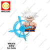 WM2677 2678 Cartoon Dragon Ball Mini Action Figure Doll Building Blocks Anime Characters Goku Super Saiya Birusu Model Toy Gifts