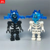 Single Sale MOC Bricks Halloween Luminous Ghost Skeleton Assembly Action Figure Educational Building Blocks Children Toys Gifts