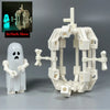 Single Sale MOC Bricks Halloween Luminous Ghost Skeleton Assembly Action Figure Educational Building Blocks Children Toys Gifts