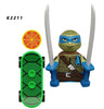 Ninja Turtle Movie Mini Action Figures Bricks Leo Raph Don Weapons Assemble Building Blocks MOC DIY Toys for Children