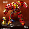 Superheroes Avengers Iron Man Hulkbuster Steel Mecha Action Figures Building Blocks Classic Movie Model Bricks Toys For Kid Gift