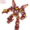 Superheroes Avengers Iron Man Hulkbuster Steel Mecha Action Figures Building Blocks Classic Movie Model Bricks Toys For Kid Gift