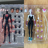 SHF Miles Morales Gwen Stacy Action Figures Spider Across the Spider-Verse Figure PVC Model Toys