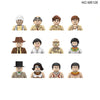 Kids 3D Family Figures Set Building Blocks City Worker Fireman Doctor Dolls Bricks Educational Toys For Children Birthday Gift