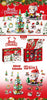 24Years Christmas building block toy blind box set Xmas Advent Calendar Bricks DIY Educational Toys Kit Gift For Kids Adults