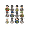 Mini City Action Figures Building Block Girl Driver Teacher Waiter Police Pirate Captain Different Characters Bricks MOC Toys