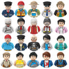 City Characters Action Figures Building Blocks Policeman Teacher Fireman Occupation Mini Figurine Dolls Bricks Set Children Toys