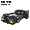 Hot Superhero Night Knight 1989 Batmobile Supercar Model Building Blocks Sets Classic Bat Motorcycle Chariot Toys Kids For Gifts