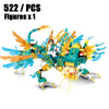 New Phantom Ninja Dragon Ship Model Building Blocks Sodiers Figures Boat Bricks MOC Creative Expert Kids Toys for Boys Children