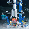 Creative Aviation Manned Rocket Building Blocks Space Astronaut Figure DIY Aerospace Bricks Model Toys for Kids Christmas Gift