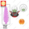 WM2677 2678 Cartoon Dragon Ball Mini Action Figure Doll Building Blocks Anime Characters Goku Super Saiya Birusu Model Toy Gifts