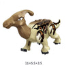 Animals Tiger Leopard Bear Elephant Caribbean Ghost Shark Dinosaurs Model Building Blocks Enlighten Figure Toys For Children