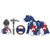 Military Building Blocks Medieval Solider Figures Knights of Jerusalem Crusades The War of Roses Legion War-horse Weapons Shield