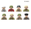 City Characters Action Figures Building Blocks Policeman Teacher Fireman Occupation Mini Figurine Dolls Bricks Set Children Toys