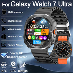 For Samsung Sapphire 32GB Smartwatch Waterproof Men Smart Watch BluetoothCall Connect Headphones TWS Music 3D UI Mode Video 2024