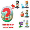 Plants Vs. Zombies Capsule Toys Assembled Building Blocks Puzzle Peashooter Anime Figure Dolls Model Gift For Children