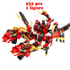 New Phantom Ninja Dragon Ship Model Building Blocks Sodiers Figures Boat Bricks MOC Creative Expert Kids Toys for Boys Children