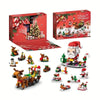 24Years Christmas building block toy blind box set Xmas Advent Calendar Bricks DIY Educational Toys Kit Gift For Kids Adults